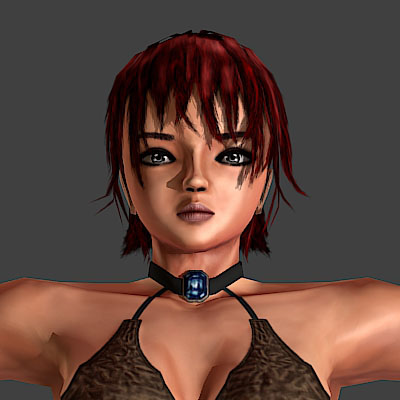 Lady Warrior 3D Model