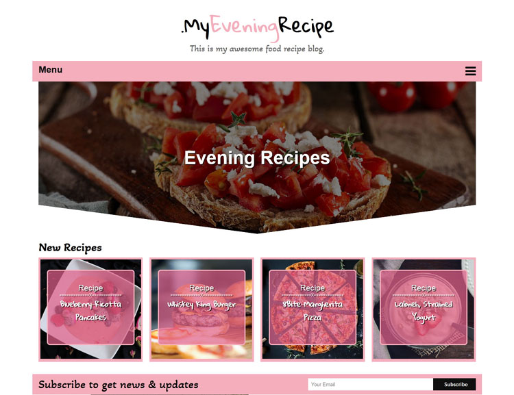 My Evening Recipe 01