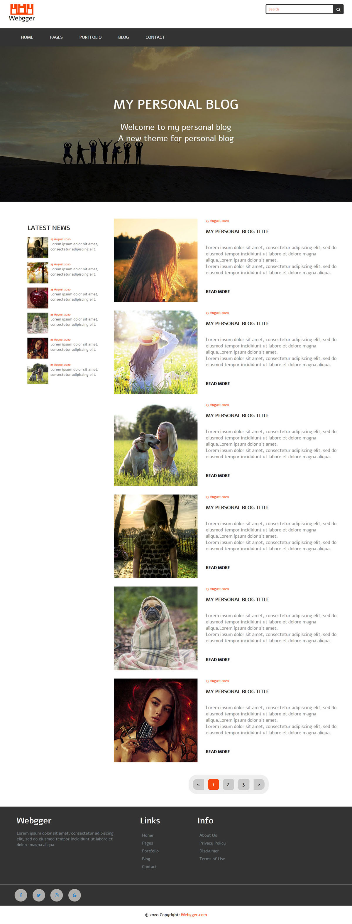 My personal blog image